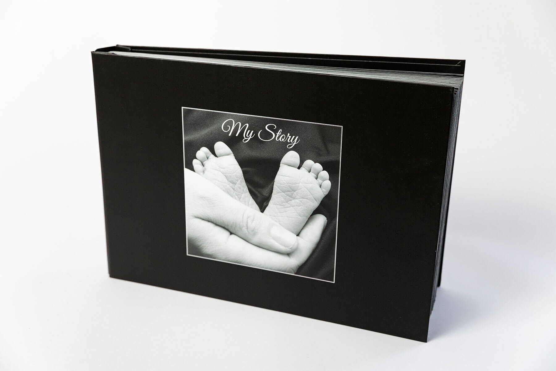My Story (Baby Feet on Black Background)