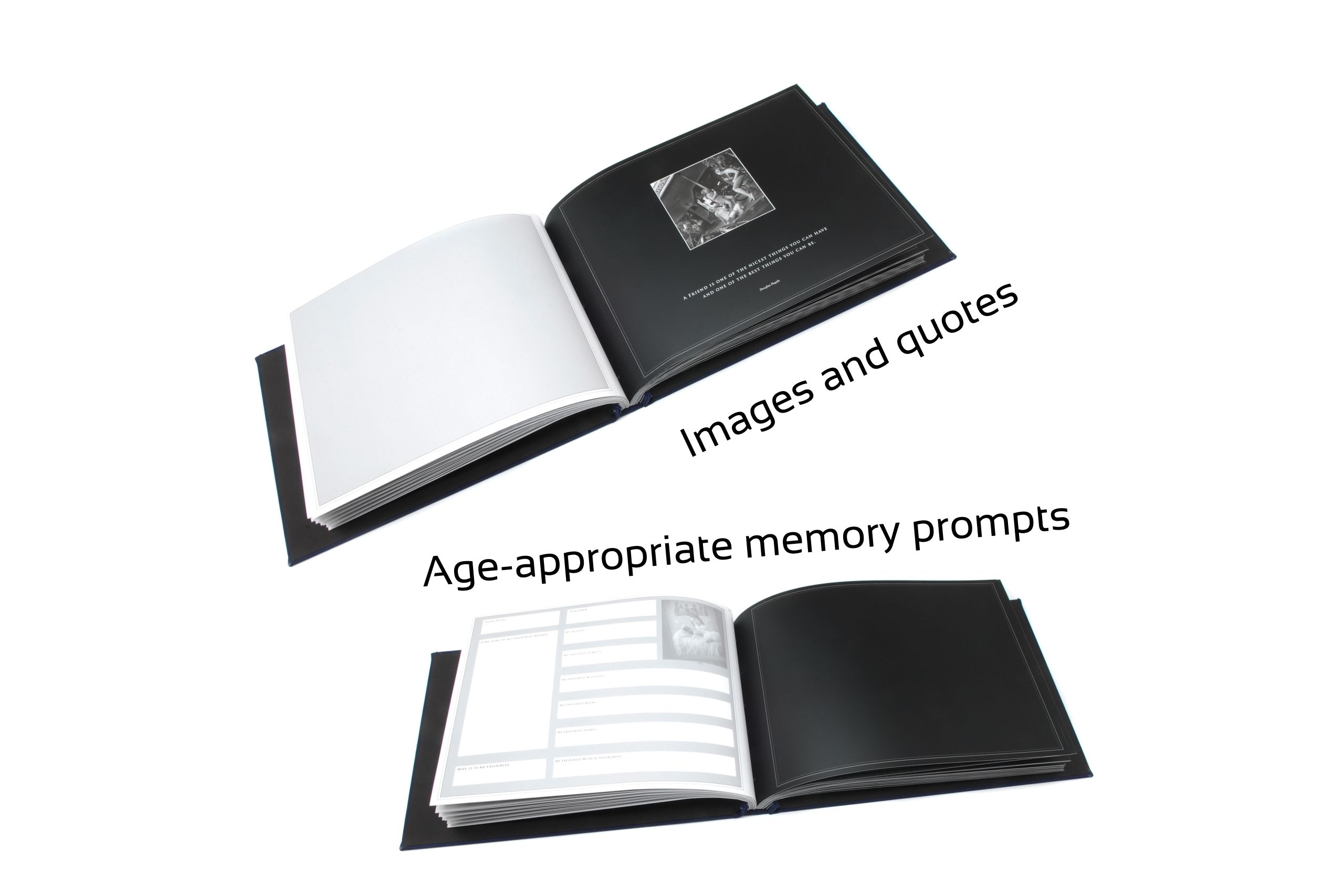 School Year Albums Pre Printed v1 Capture your story with our quality handmade albums and online co-creation sessions