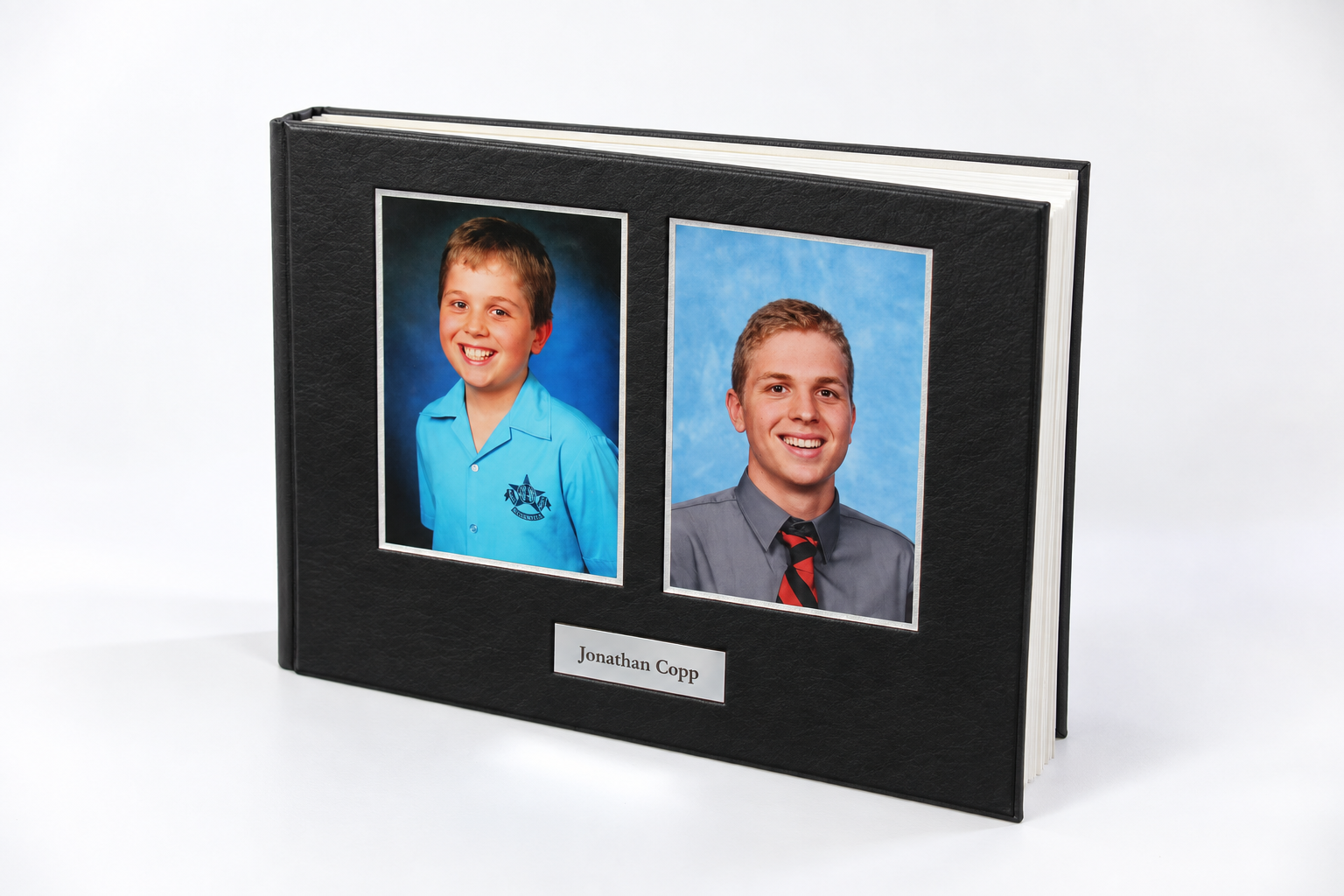 Black photo inlay album with jon Capture your story with our quality handmade albums and online co-creation sessions