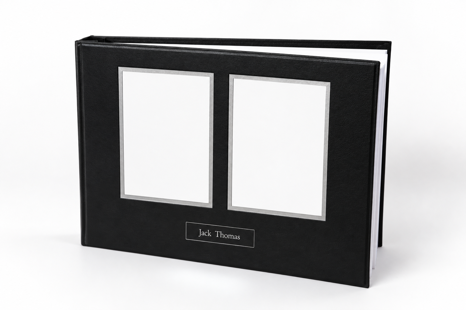 Sample album with inlays Jack Thomas Capture your story with our quality handmade albums and online co-creation sessions